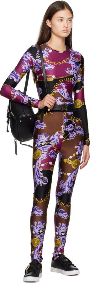 Versace Jeans Couture Black Court 88 Sneakers - Picture 4