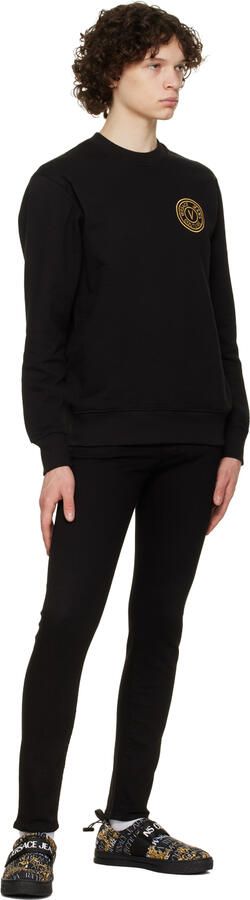 Versace Jeans Couture Black Court 88 Sneakers - Picture 5