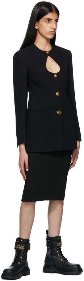 Versace Jeans Couture Black Drew Ankle Boots - Picture 4