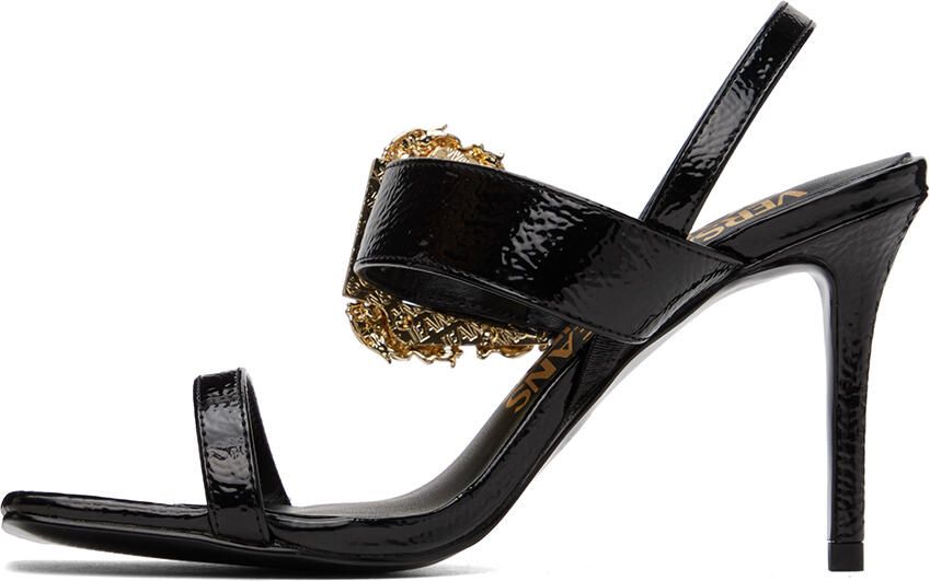 Versace Jeans Couture Black Emily Sandals - Picture 3