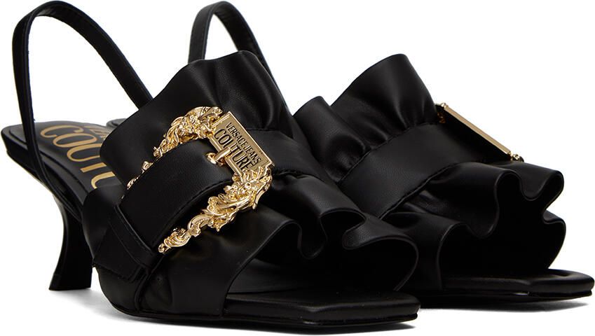 Versace Jeans Couture Black Fiona Heels - Picture 2