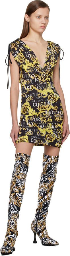 Versace Jeans Couture Black Flair Boots - Picture 4