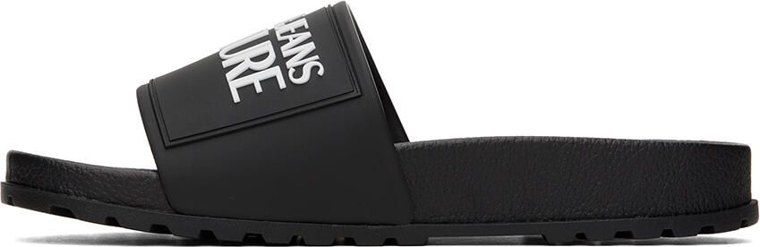 Versace Jeans Couture Black Fondo Slides - Picture 4