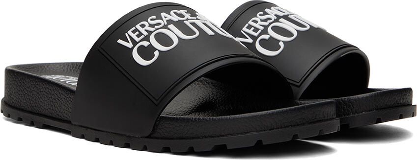 Versace Jeans Couture Black Fondo Slides - Picture 3