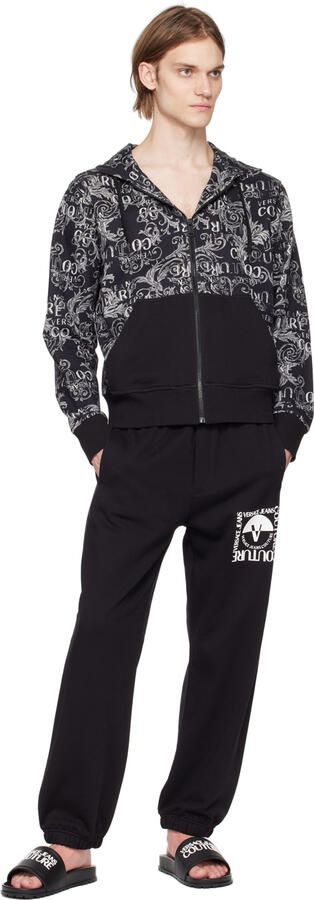 Versace Jeans Couture Black Fondo Slides - Picture 2