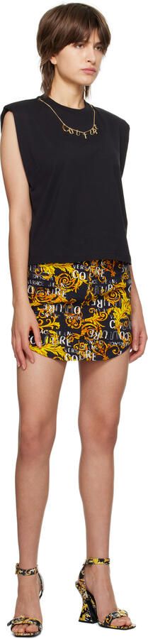 Versace Jeans Couture Black Kirsten Heeled Sandals - Picture 4