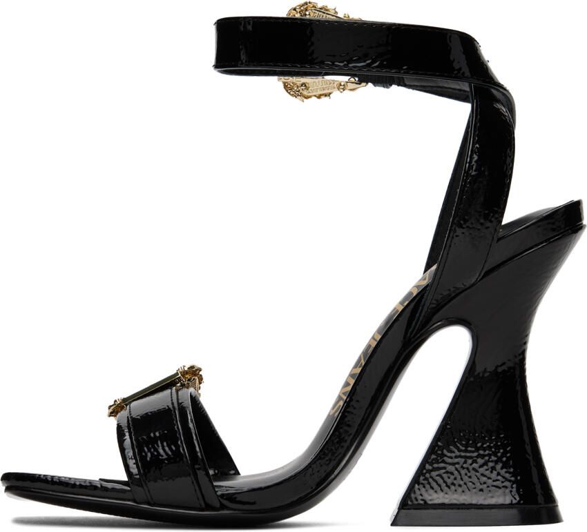Versace Jeans Couture Black Kirsten Heeled Sandals - Picture 3