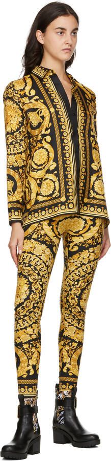 Versace Jeans Couture Black Leather Ankle Boots - Picture 4