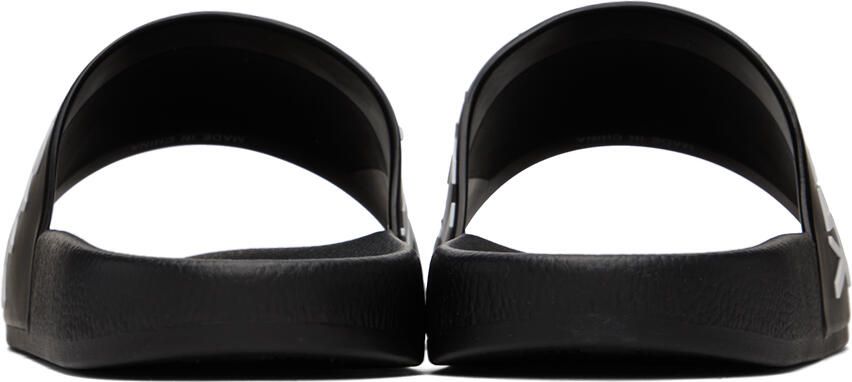 Versace Jeans Couture Black Logo Slides - Picture 4