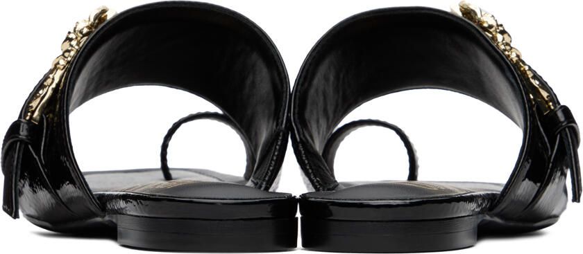 Versace Jeans Couture Black Millie Sandals