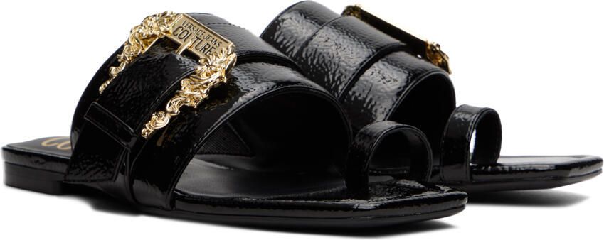 Versace Jeans Couture Black Millie Sandals - Picture 2
