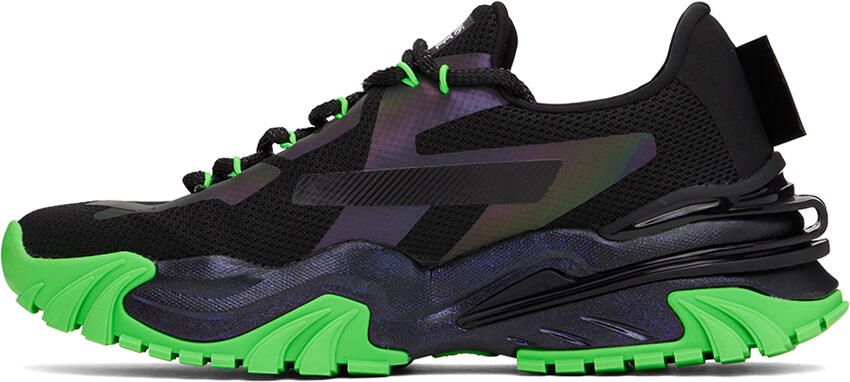 Versace Jeans Couture Black New Trail Trek Sneakers - Picture 3