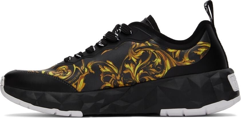 Versace Jeans Couture Black Regalia Baroque Atom Sneakers - Picture 3
