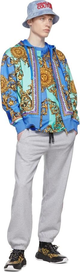 Versace Jeans Couture Black Regalia Baroque Atom Sneakers - Picture 4