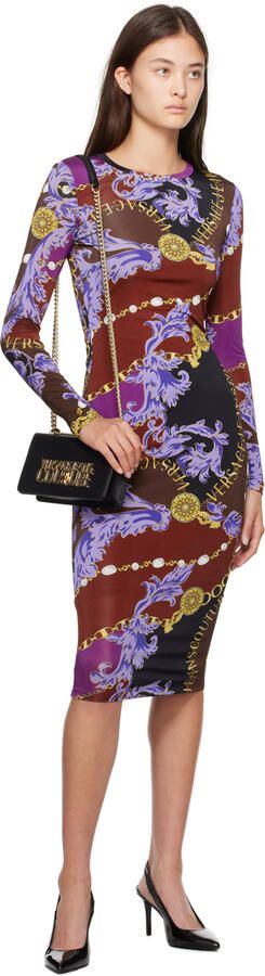 Versace Jeans Couture Black Scarlett Slingback Heels - Picture 4