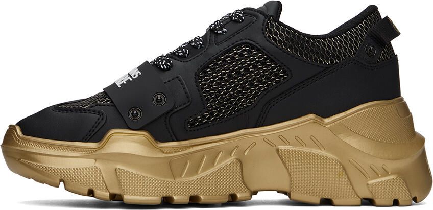 Versace Jeans Couture Black Speedtrack Sneakers - Picture 5