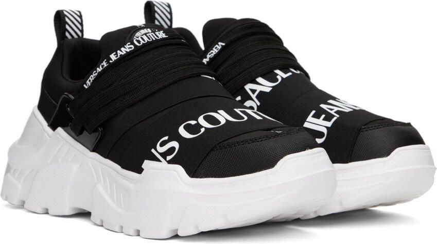 Versace Jeans Couture Black Speedtrack Sneakers - Picture 2