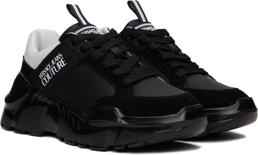 Versace Jeans Couture Black Speedtrack Sneakers - Picture 2