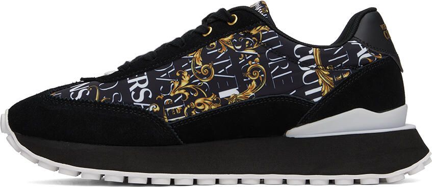 Versace Jeans Couture Black Spyke Sneakers - Picture 3