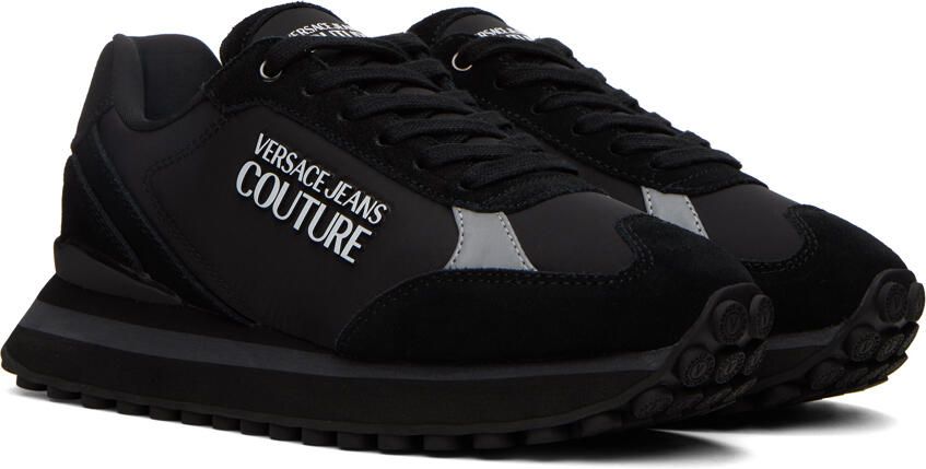 Versace Jeans Couture Black Speedtrack Sneakers - Picture 3