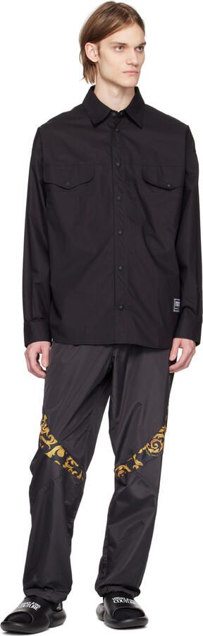 Versace Jeans Couture Black Tago Slides - Picture 4