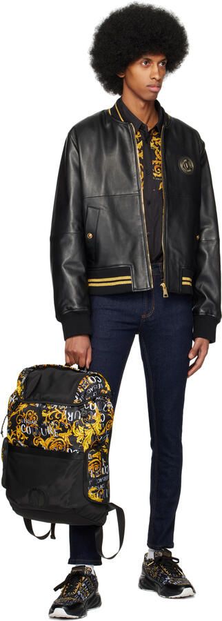 Versace Jeans Couture Black Wave Sneakers - Picture 4