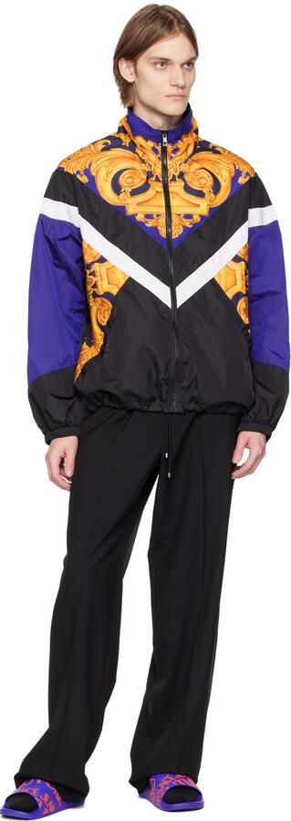 Versace Jeans Couture Blue Fondo Slides - Picture 3