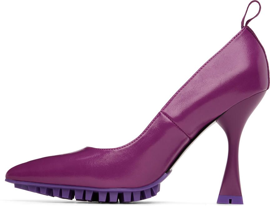 Versace Jeans Couture Purple Flair Heels - Picture 3