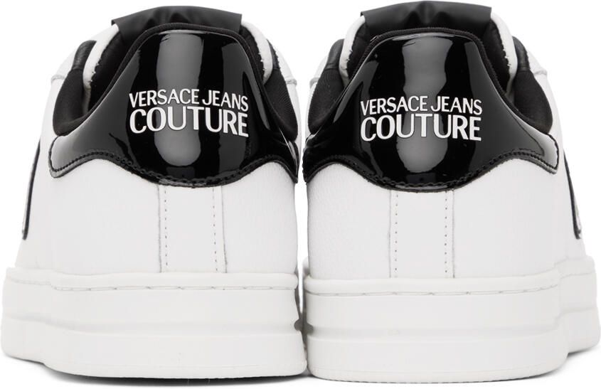 Versace Jeans Couture White 88 V-Emblem Court Sneakers