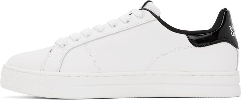 Versace Jeans Couture White 88 V-Emblem Court Sneakers - Picture 3