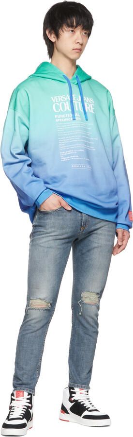 Versace Jeans Couture White & Black Starlight Sneakers - Picture 4