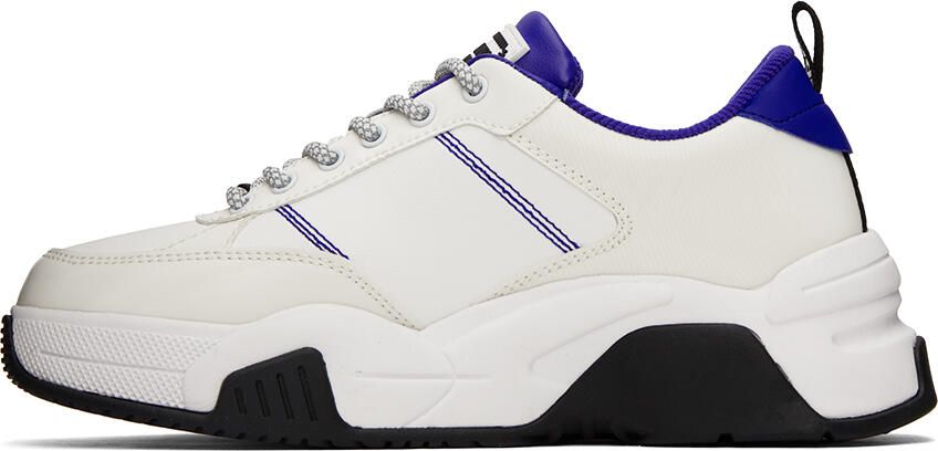 Versace Jeans Couture White & Blue Stargaze Sneakers - Picture 3