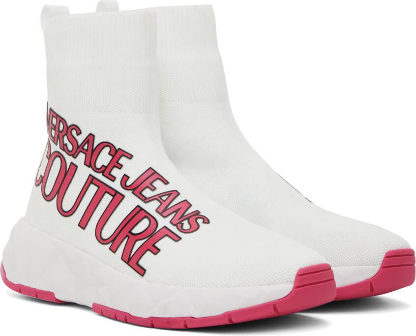 Versace Jeans Couture White Atom Sneakers - Picture 2