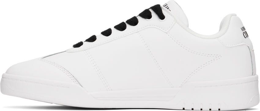Versace Jeans Couture White Brooklyn V-Emblem Sneakers - Picture 3