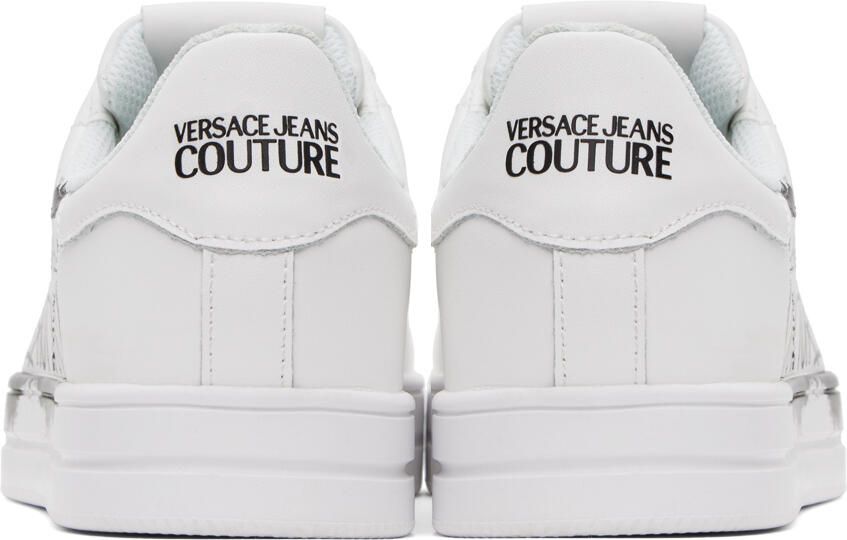 Versace Jeans Couture White Court 88 Graffiti Sneakers