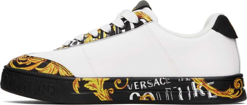 Versace Jeans Couture White Court 88 Sneakers - Picture 3