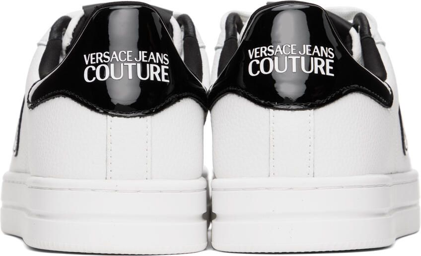 Versace Jeans Couture White Court 88 V-Emblem Sneakers