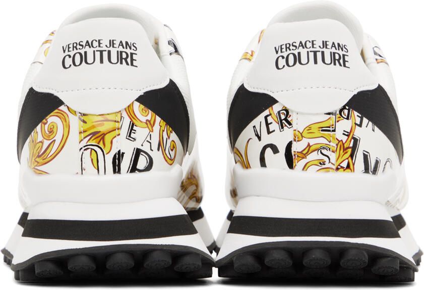 Versace Jeans Couture White Fondo Spyke Sneakers - Picture 2
