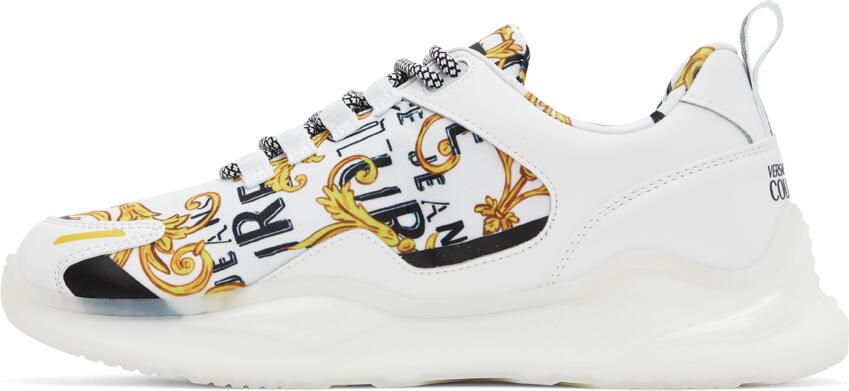 Versace Jeans Couture White Levion Sneakers - Picture 3