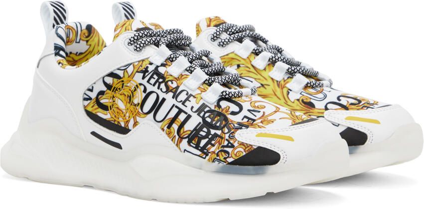 Versace Jeans Couture White Levion Sneakers - Picture 2