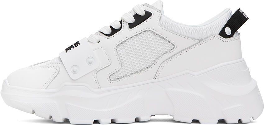 Versace Jeans Couture White Speedtrack Sneakers - Picture 3
