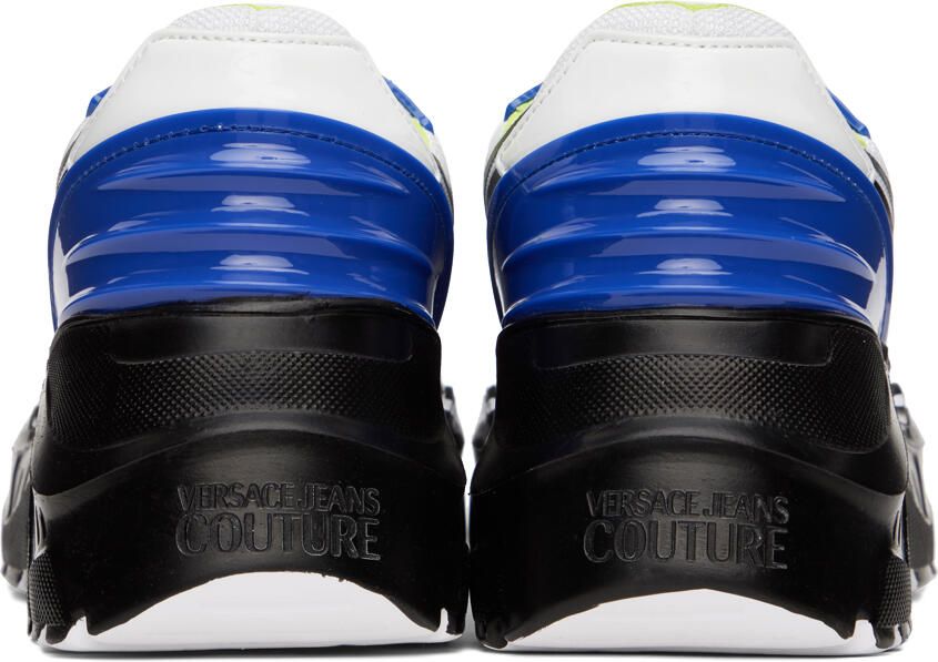 Versace Jeans Couture Black & White Speedtrack Sneakers - Picture 5