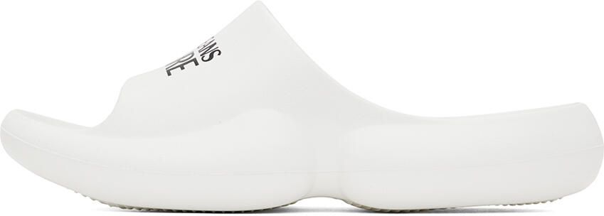 Versace Jeans Couture White Tago Slides - Picture 3