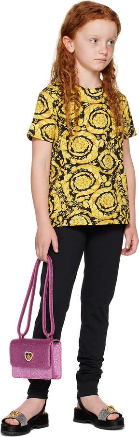 Versace Kids Black Medusa Sandals - Picture 4