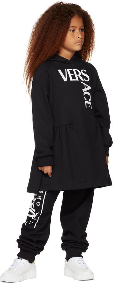 Versace Kids White Safety Pin Sneakers - Picture 3