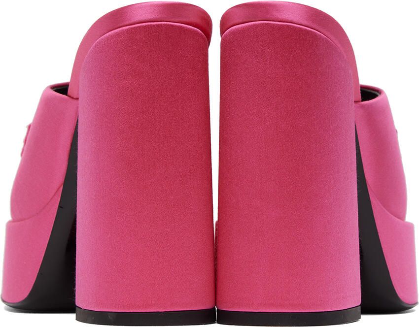 Versace Pink Medusa Aevitas Platform Heels - Picture 5