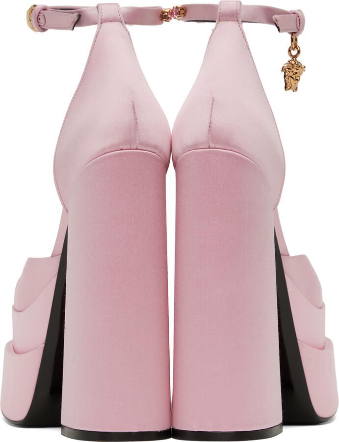 Versace Pink Medusa Aevitas Heels - Picture 5