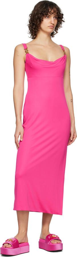 Versace Pink Medusa Biggie Platform Sandals - Picture 4