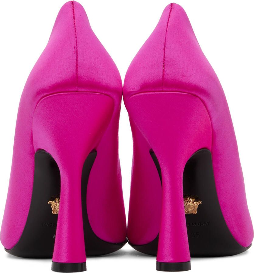 Versace Pink Medusa Heels