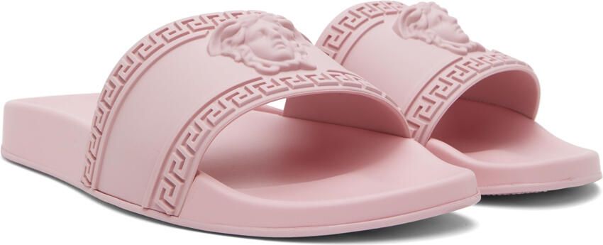 Versace Pink Palazzo Slides - Picture 2